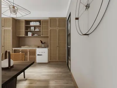 decoration Modern villa bedroom Home 3D model