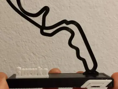 F1 Circuit Suzuka 3D print model