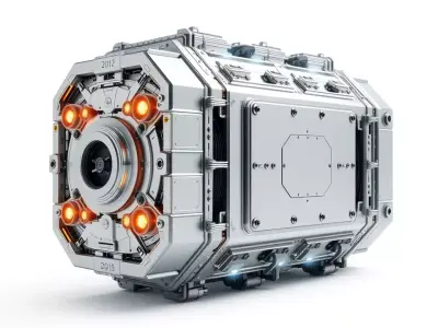 Futuristic Engine model pack with detailed textures Low-poly 3D model