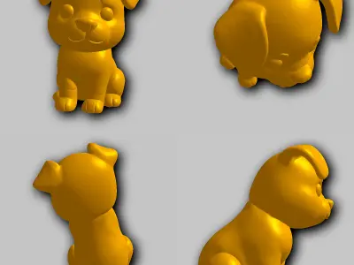 Rottweiler - Kawaii Animals Collection 3D print model