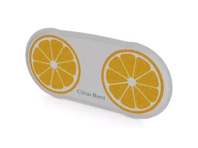 Car air freshener - citrus Low-poly 3D model