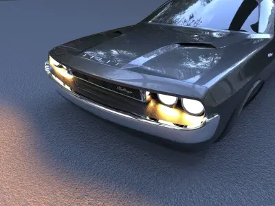 Dodge Challenger car 3D model