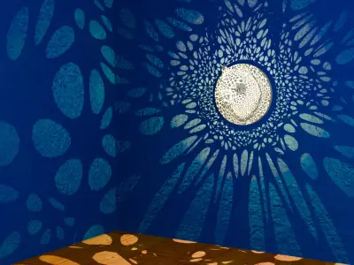 Animals Wall Mounted Lamp - Bear Boar Deer Goat Goat Lion Wolf  3D print model