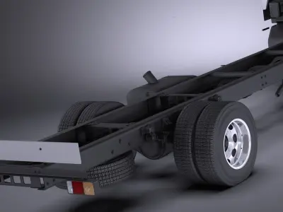 ISUZU F series 2017 VRAY 3D model