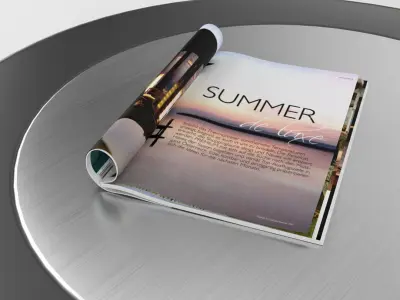 Contemporary Outdoor Table 3D model