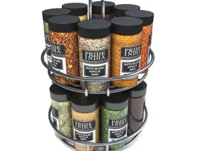 Spice Jars Free 3D model