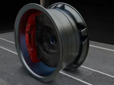 Car Rim 3D model by maxdon56 from CGTrader (Polygon mesh)