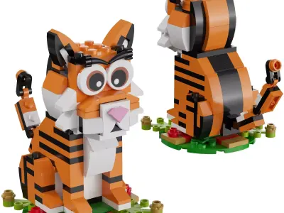 Lego - 40491 Year of the Tiger 3D model