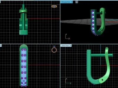 Earrings n 17  3D print model