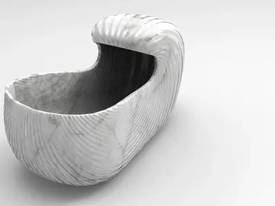Juse Vase Low-poly 3D model