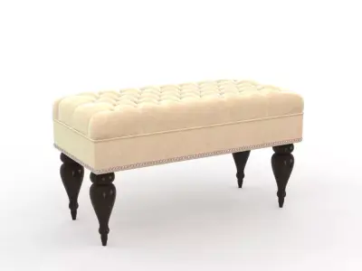 H2000462 BENCH BEIGE 3D model
