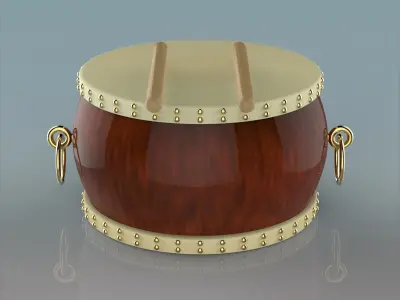 chinese drum 3D model
