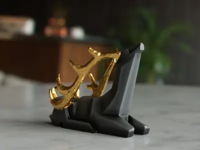  Wine Holder Deer 3D print model