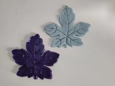 Cookie Cutter Biscuit Mold 01 - Autumn Leaf 3D print model