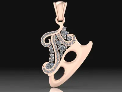 pendant Skates 3D print model