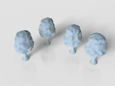 Architecture props - Polygonal Maple Tree 3D print model