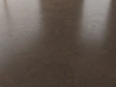 Parquet Oak Lawson Brushed set 7 3D model