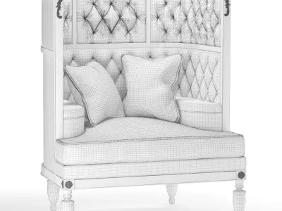 Classic Armchair Free 3D model