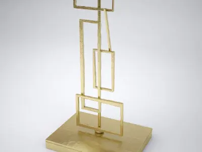 Modern luxurious table lamp - Porta Romana Salperton 3D model