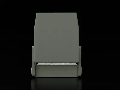 Seat fit ideal for 3D printing or other projects 3D print model