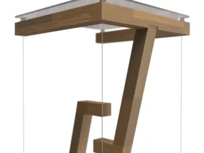 Designer Table 3D model