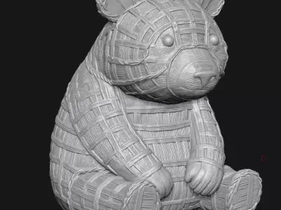 panda 3D print model