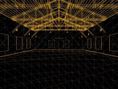 Art Gallery 006 UE4 3D model