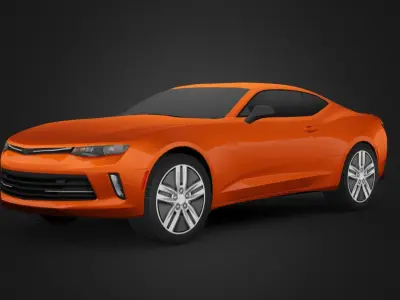 Chevrolet Camaro Low-poly 3D model by One1Steven