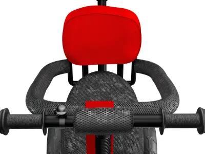 Kids Tricycle 3d Model 3D model