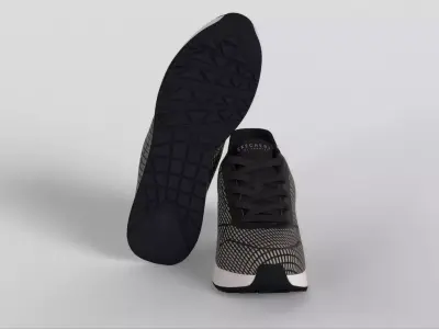 Skechers Uno - Stand on Air womens Sneaker Low-poly 3D model