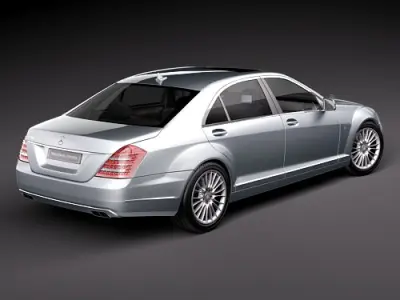 Mercedes S-class 3D model
