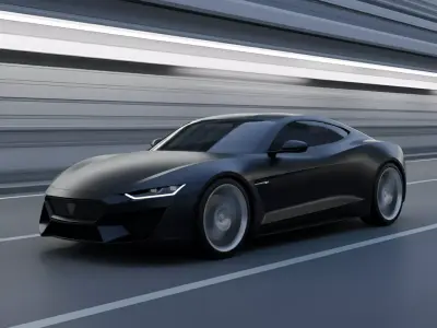 Ferrari Roma 2025 3D model Low-poly 3D model