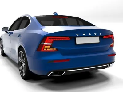 VOLVO S60 Low-poly 3D model