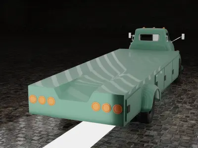 CHEVROLET COE TRUCK 1949 V2 3D print model