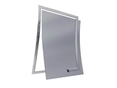 QUA Mirror A4 Corona and Vray 3D model