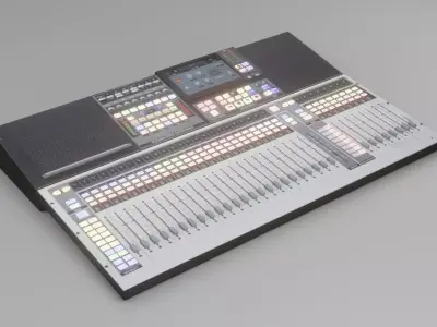 Studio Mixer - Low Poly - Game Ready - PBR Low-poly 3D model