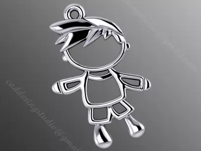 pendant ak2 3D print model purchase