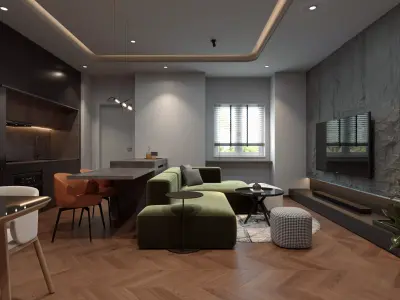 Modern Apartment Design 3D model