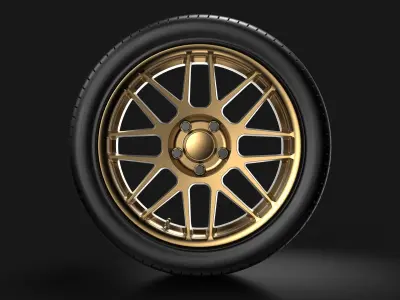 Car wheel 18 Inches 3D model