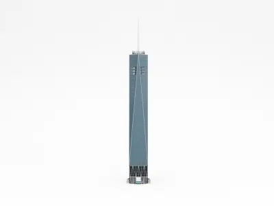 World Trade Center One in New York 3D model