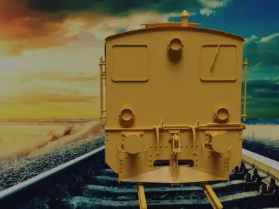 Diesel Shunter 3D model