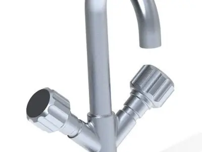 Classic Wash Mixer Tap 3D print model
