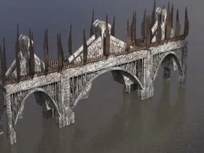 At Deco Bridges Stone 5 3D model