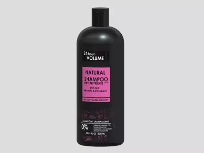 Natural Shampoo Low Poly Low-poly 3D model