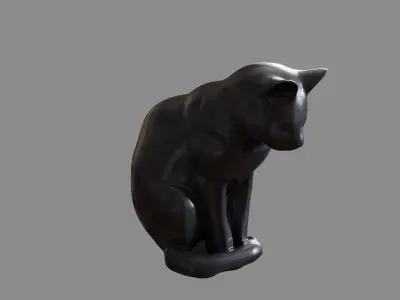Ceramic Cat 3D model