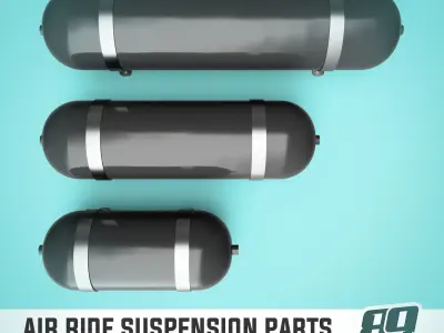 Air ride parts for 1-24 scale models 3D print model