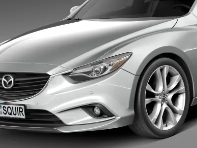 Mazda 6 wagon 2013 3D model
