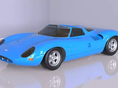 Jaguar 1959 3D model