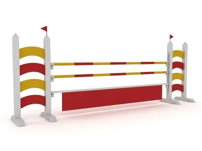 Horse Jumping Obstacles 3D model