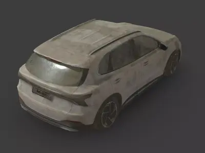 Abandoned Car - MG S5 EV 2026 Low-poly 3D model